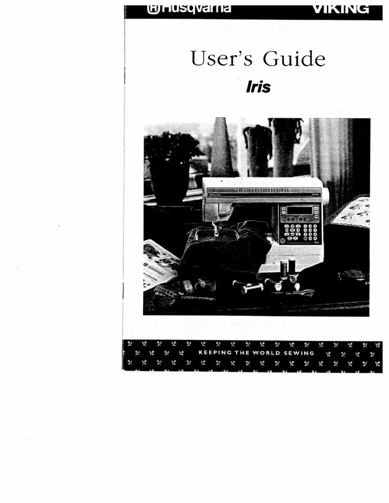 Página nº 1 - Manual de usuario Husqvarna-Viking Iris