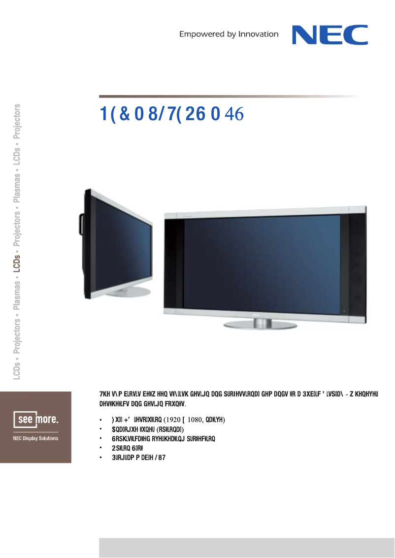 Imagen de la primera página del manual del dispositivo Multeos M46