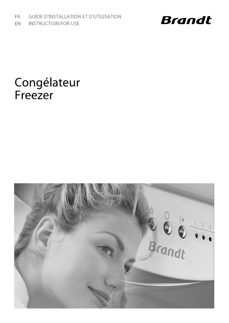 Página 1 del manual Manual de usuario Brandt BFU484YNX