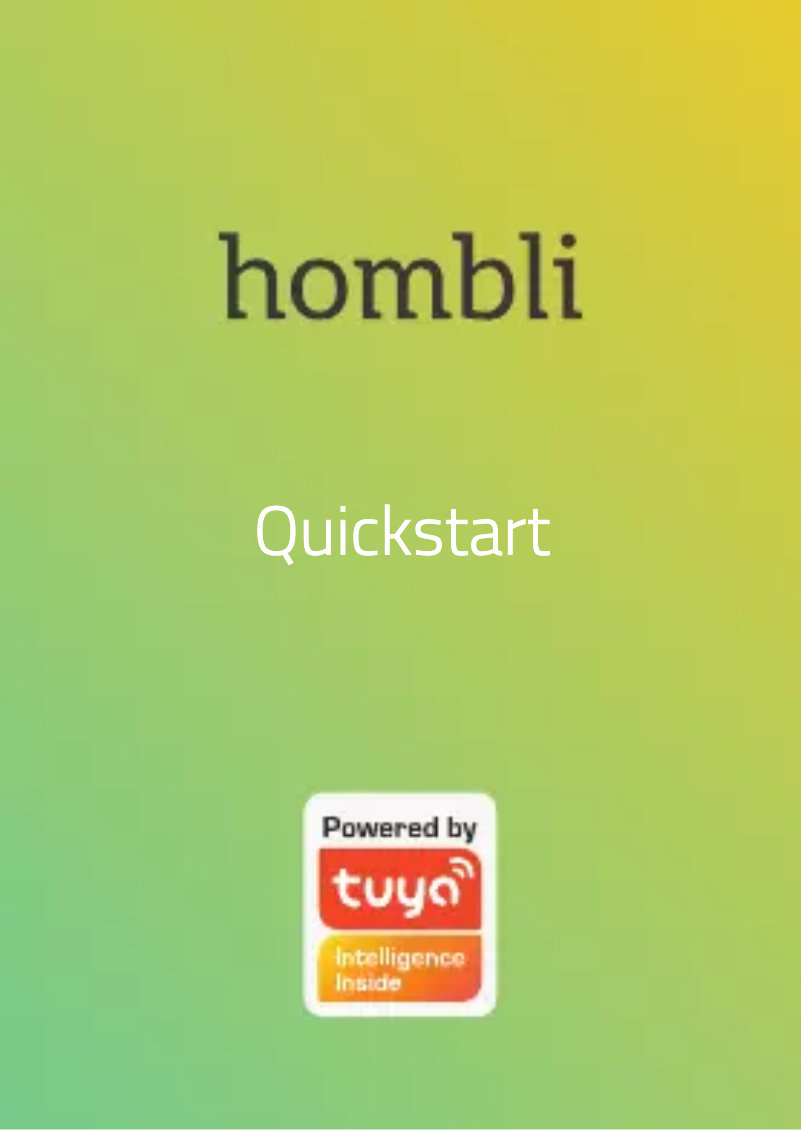 Página 1 del manual Manual de usuario Hombli Chime