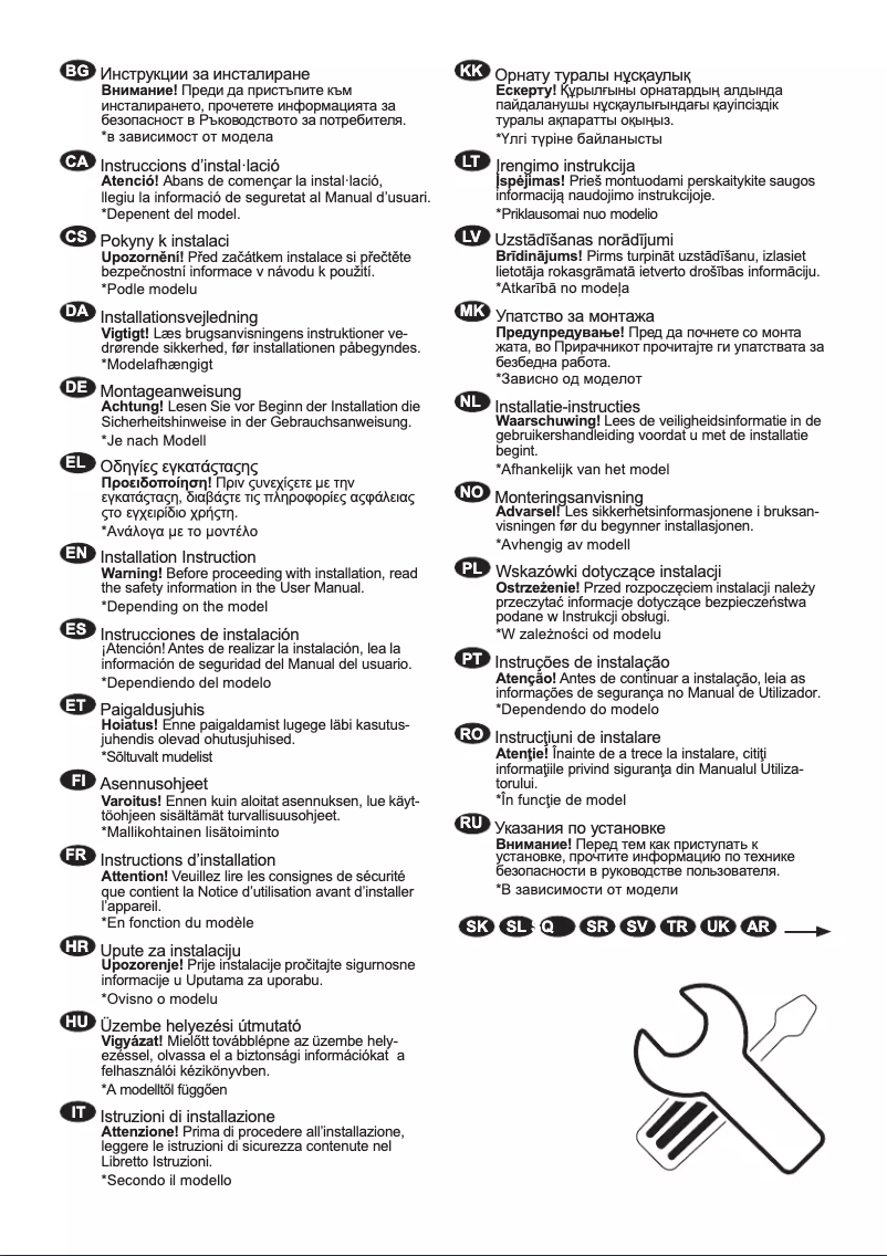Imagen de la primera página del manual del dispositivo RKS420FXAW