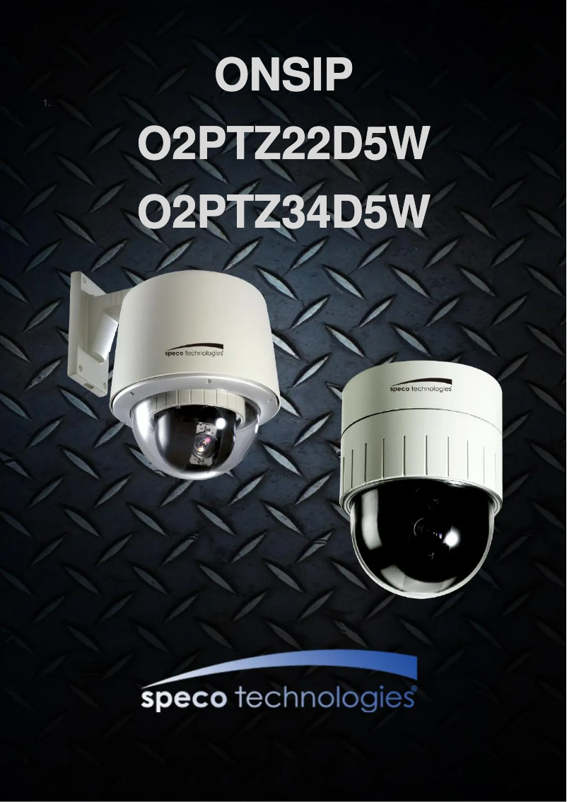 Imagen de la primera página del manual del dispositivo O2PTZ34D5W