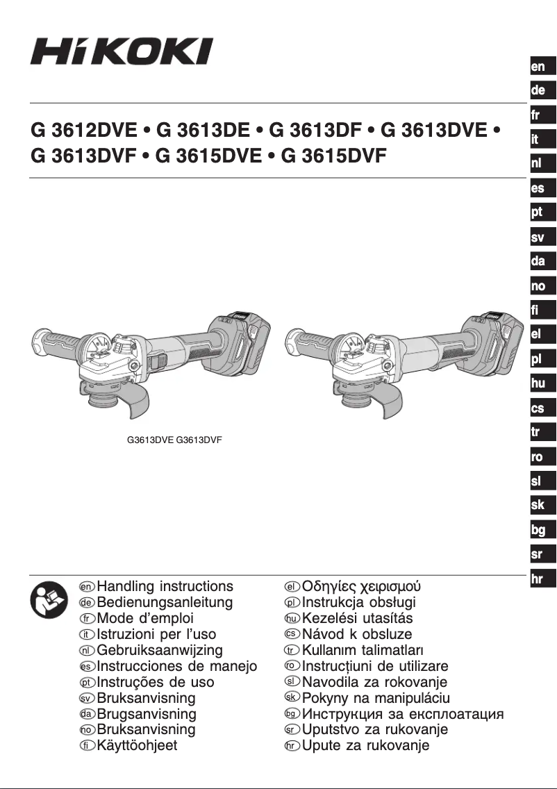 Imagen de la primera página del manual del dispositivo G3613DVE
