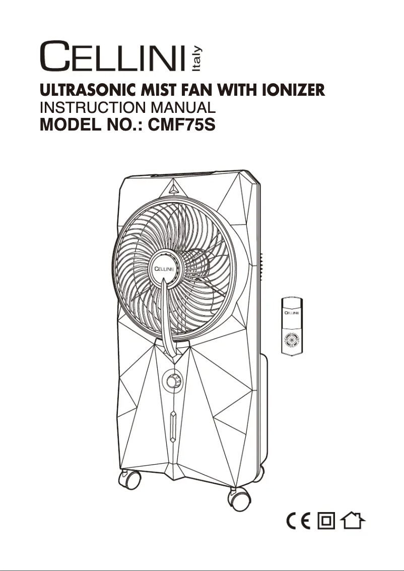 Página 1 del manual Manual de usuario Cellini CMF75S
