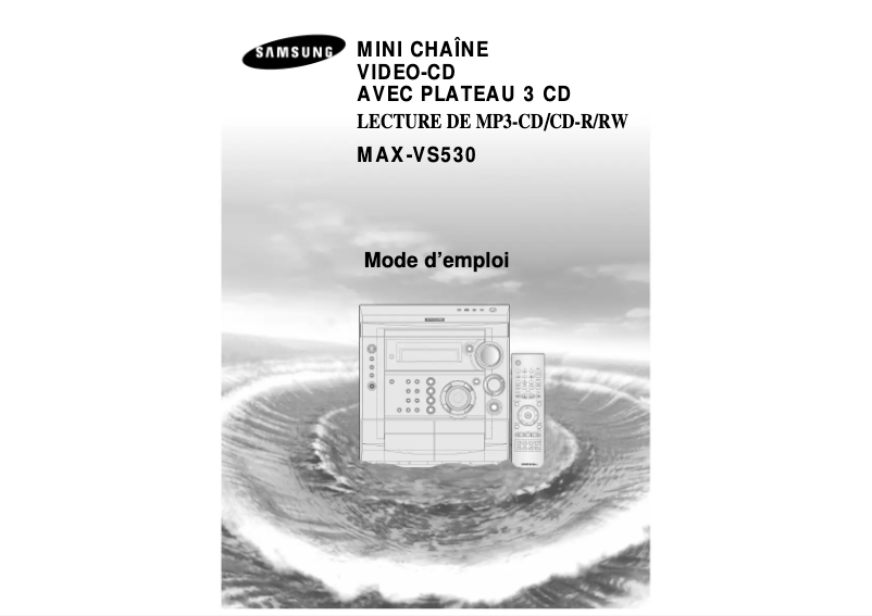 Página 1 del manual Manual de usuario Samsung MAX-VS530