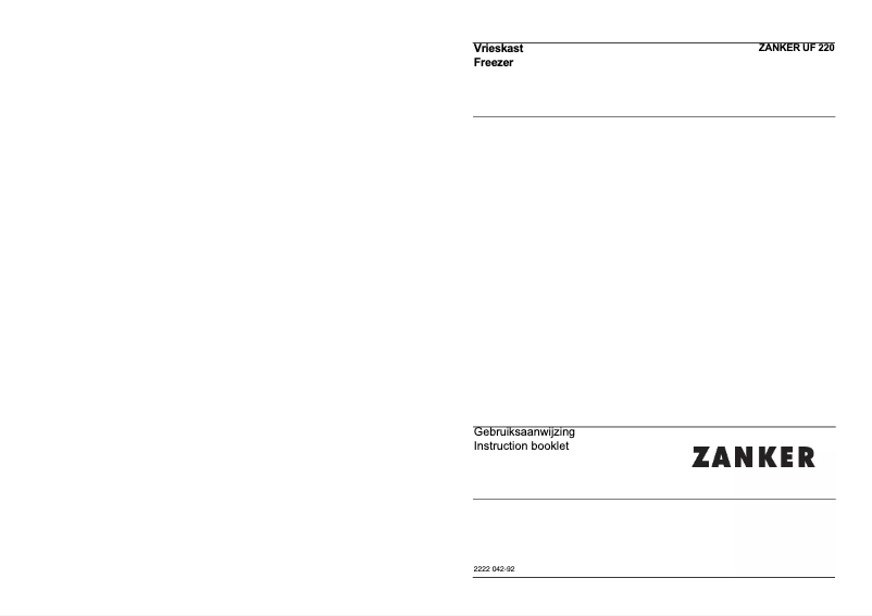 Imagen de la primera página del manual del dispositivo UF220