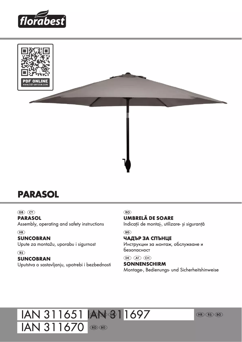 Página nº 1 - Manual de usuario Florabest IAN 311651