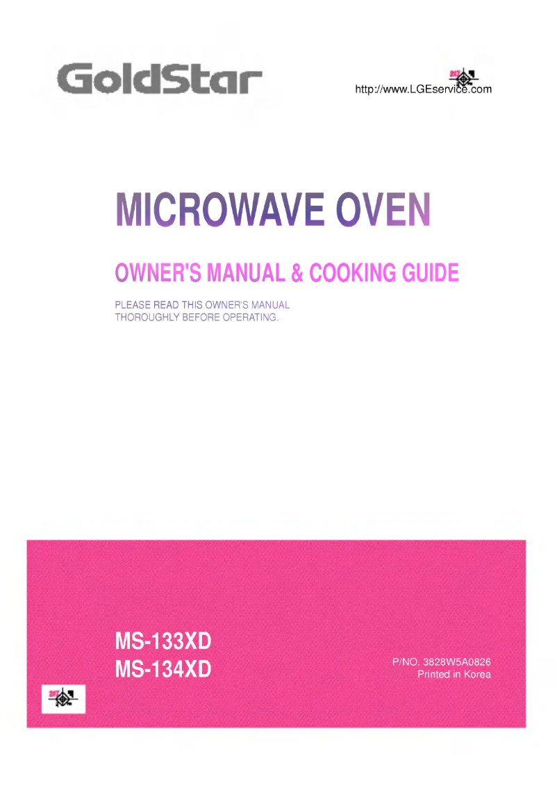 Imagen de la primera página del manual del dispositivo MS-133XD