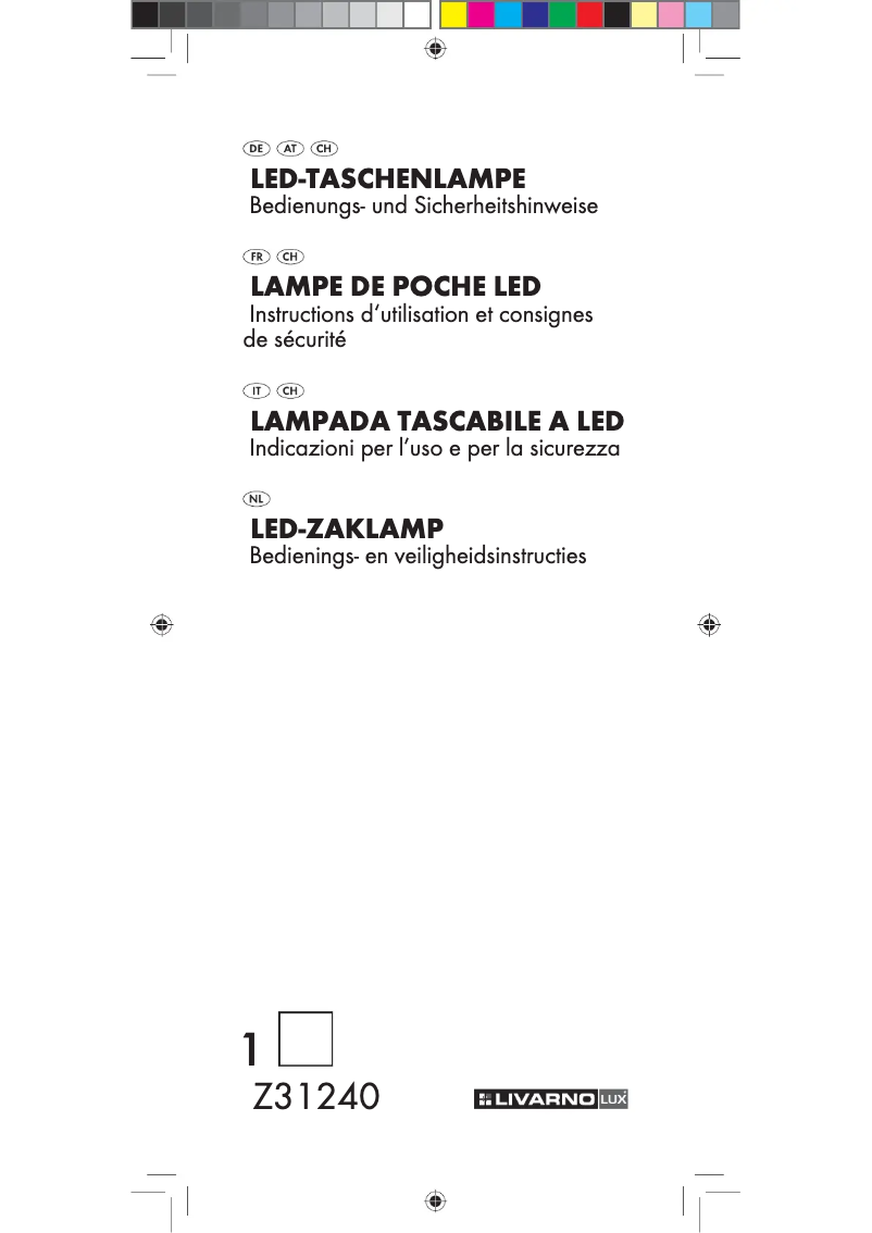 Página 1 del manual Manual de usuario Livarno Lux IAN 75728