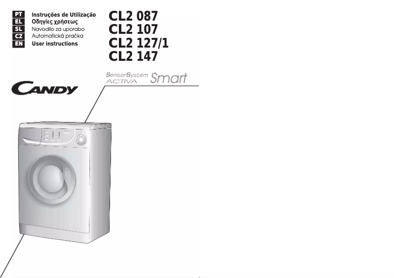 Página 1 del manual Manual de usuario Candy Cl 2147