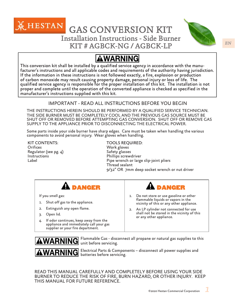 Imagen de la primera página del manual del dispositivo AGB122-NG