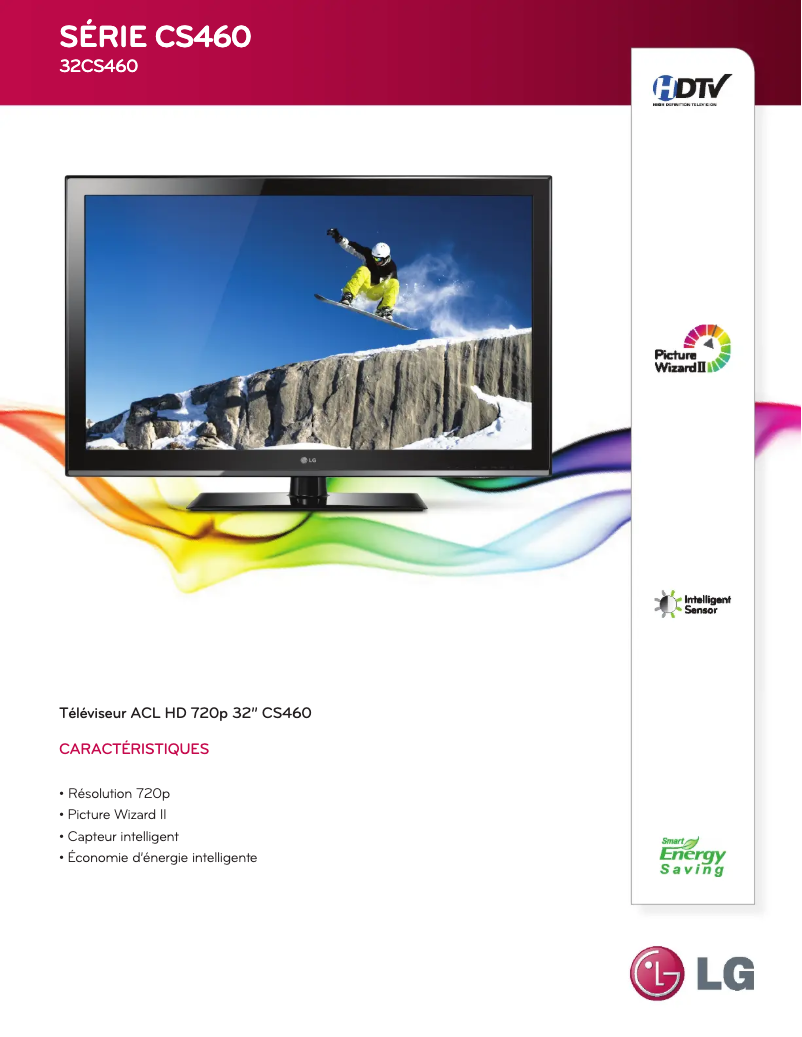 Imagen de la primera página del manual del dispositivo 32CS460