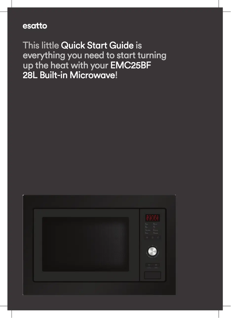 Imagen de la primera página del manual del dispositivo EMC25BF