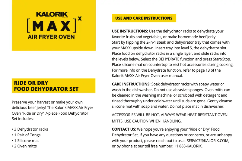 Página 1 del manual Manual de usuario Kalorik MAXX KIA 47733