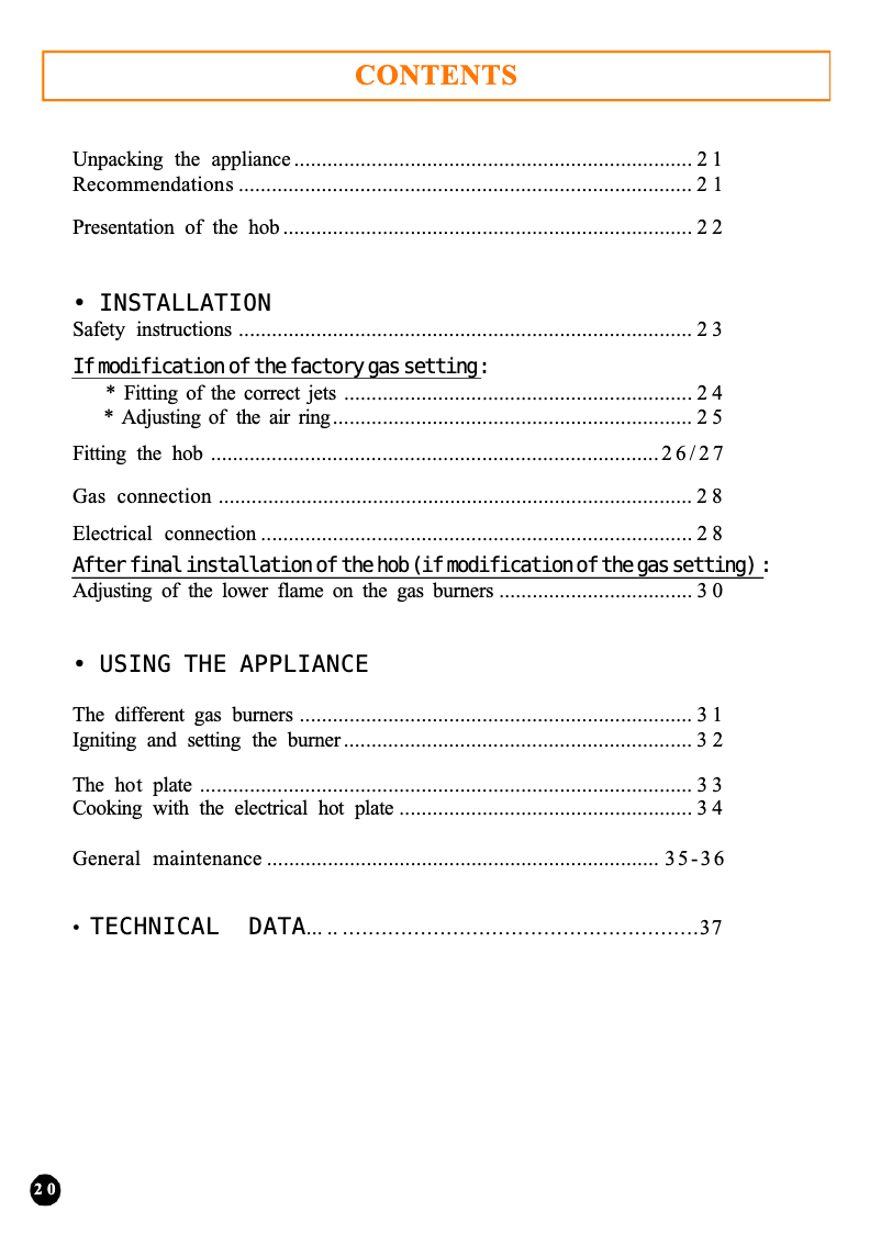 Página 1 del manual Manual de usuario Candy PSA640/1FGH