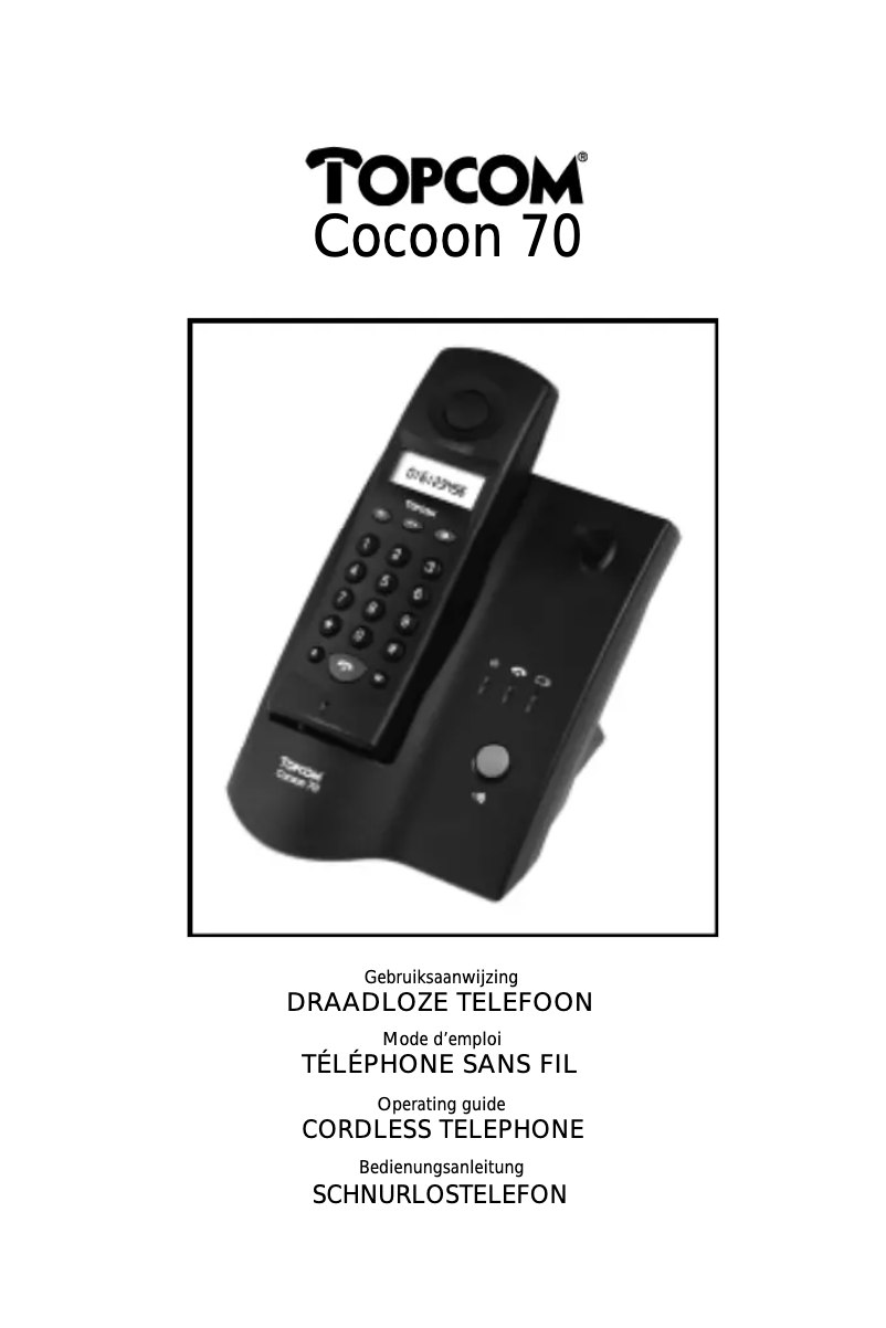 Imagen de la primera página del manual del dispositivo Cocoon 70