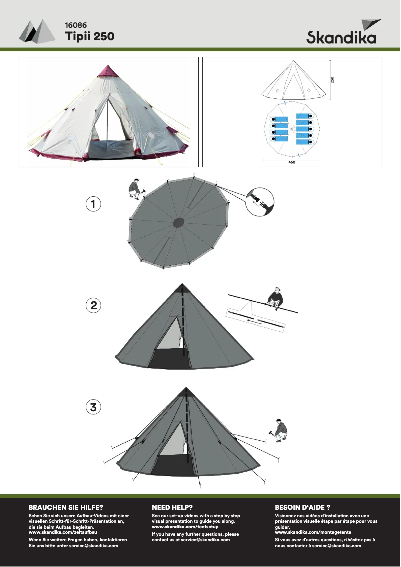Página nº 1 - Manual de usuario Skandika Tipii 250