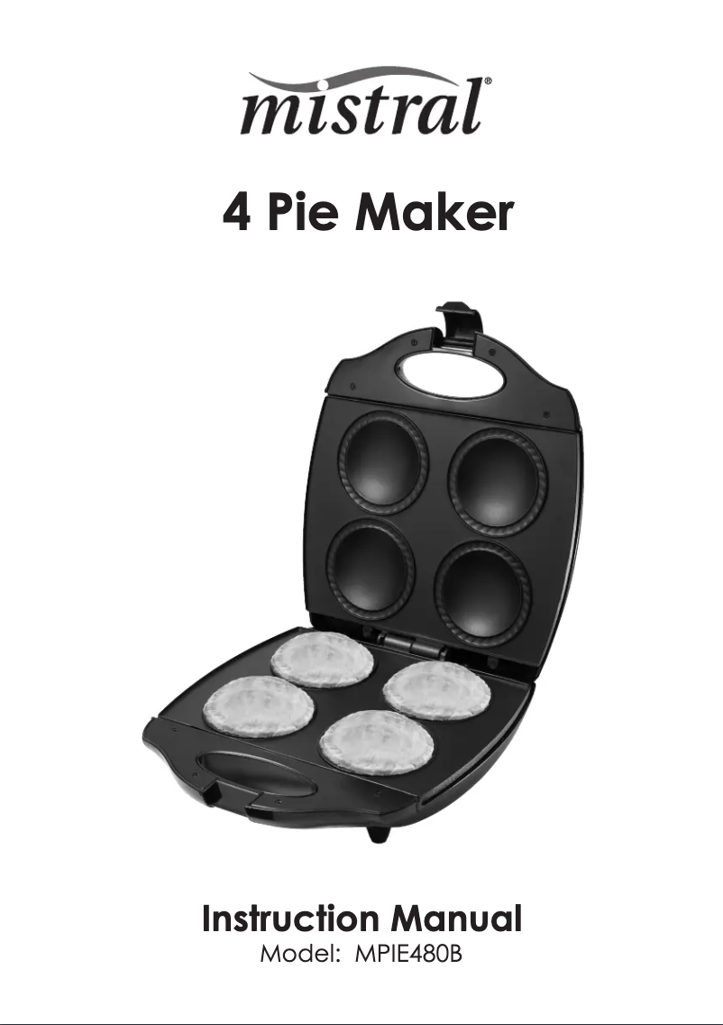 Imagen de la primera página del manual del dispositivo MPIE480B