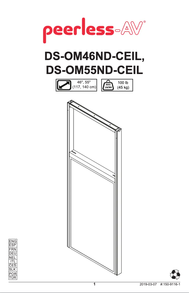 Imagen de la primera página del manual del dispositivo DS-OM55ND-CEIL
