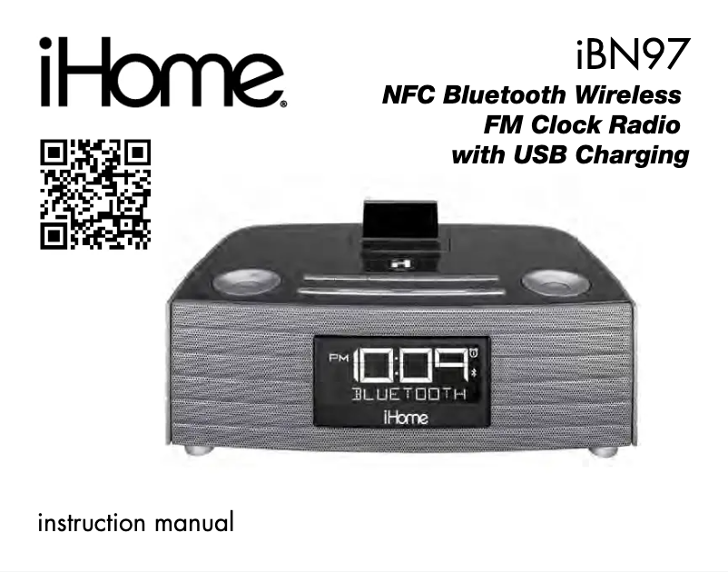 Imagen de la primera página del manual del dispositivo iBN97
