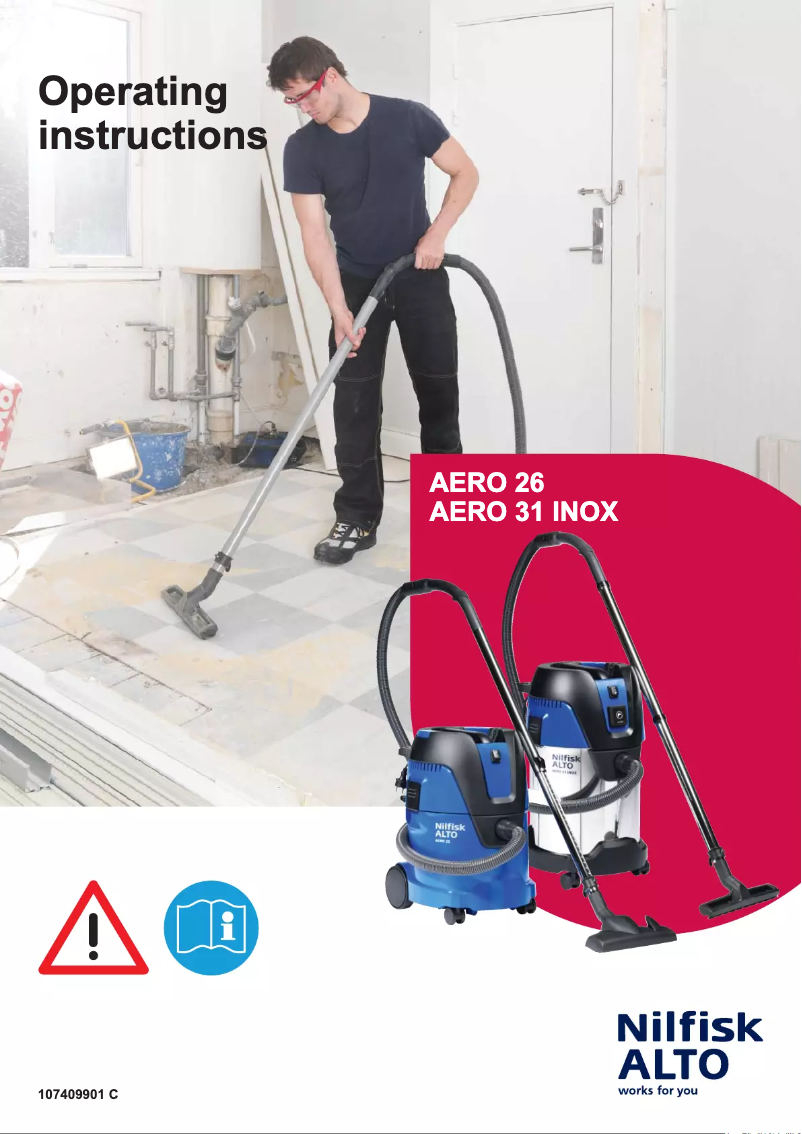 Imagen de la primera página del manual del dispositivo AERO 26-01 PC X