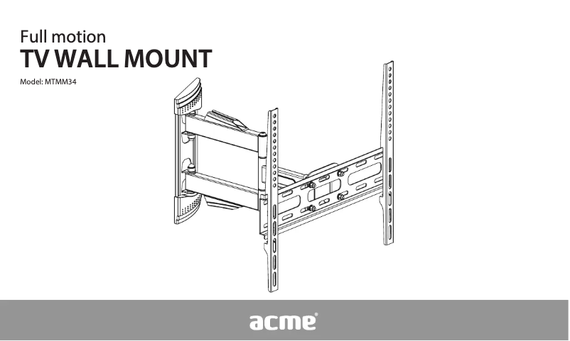 Imagen de la primera página del manual del dispositivo MTMM34