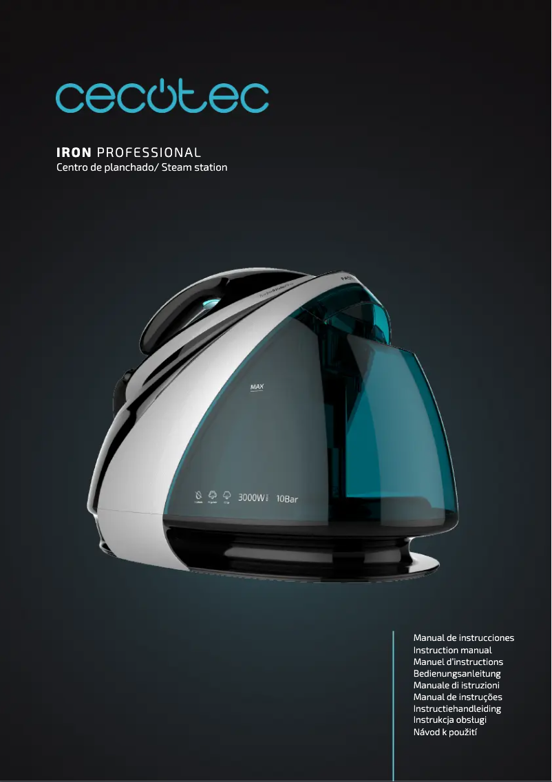 Página 1 del manual Manual de usuario Cecotec Iron Professional