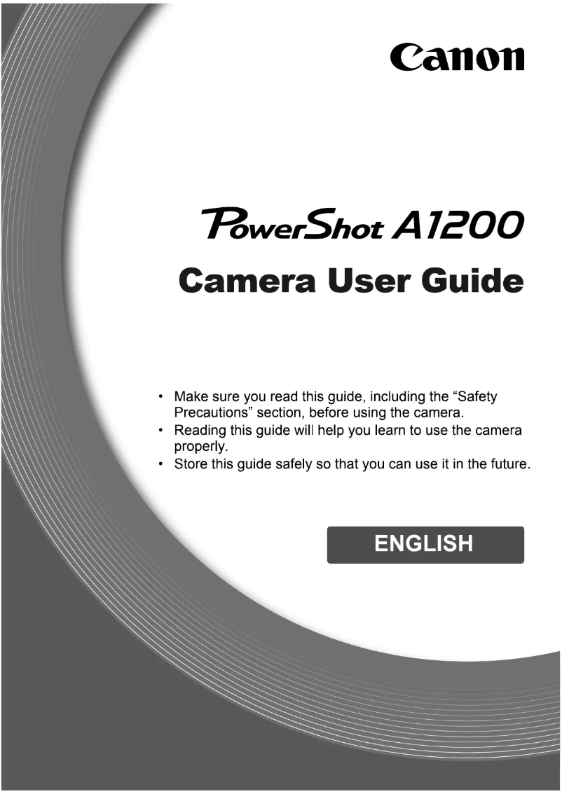 Imagen de la primera página del manual del dispositivo PowerShot A1200