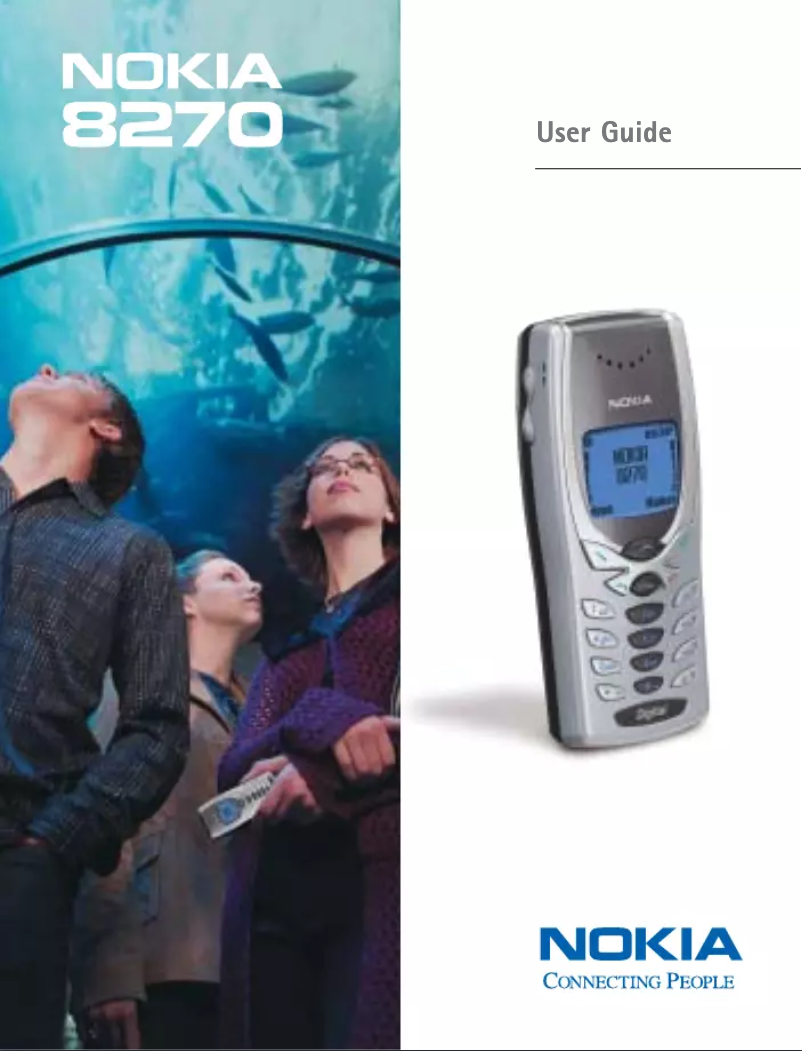 Página nº 1 - Manual de usuario Nokia 8270