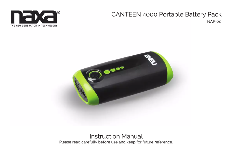 Página 1 del manual Manual de usuario Naxa NAP-20