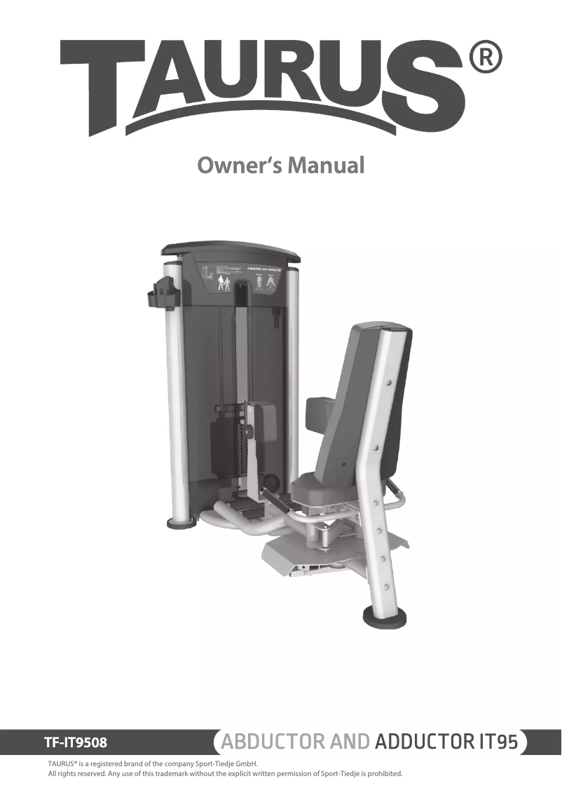 Página nº 1 - Manual de usuario Taurus Abductor and Adductor IT95