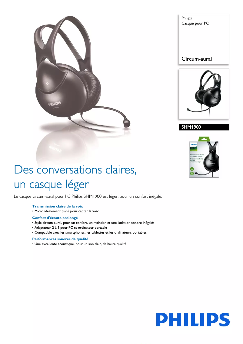 Imagen de la primera página del manual del dispositivo SHM1900