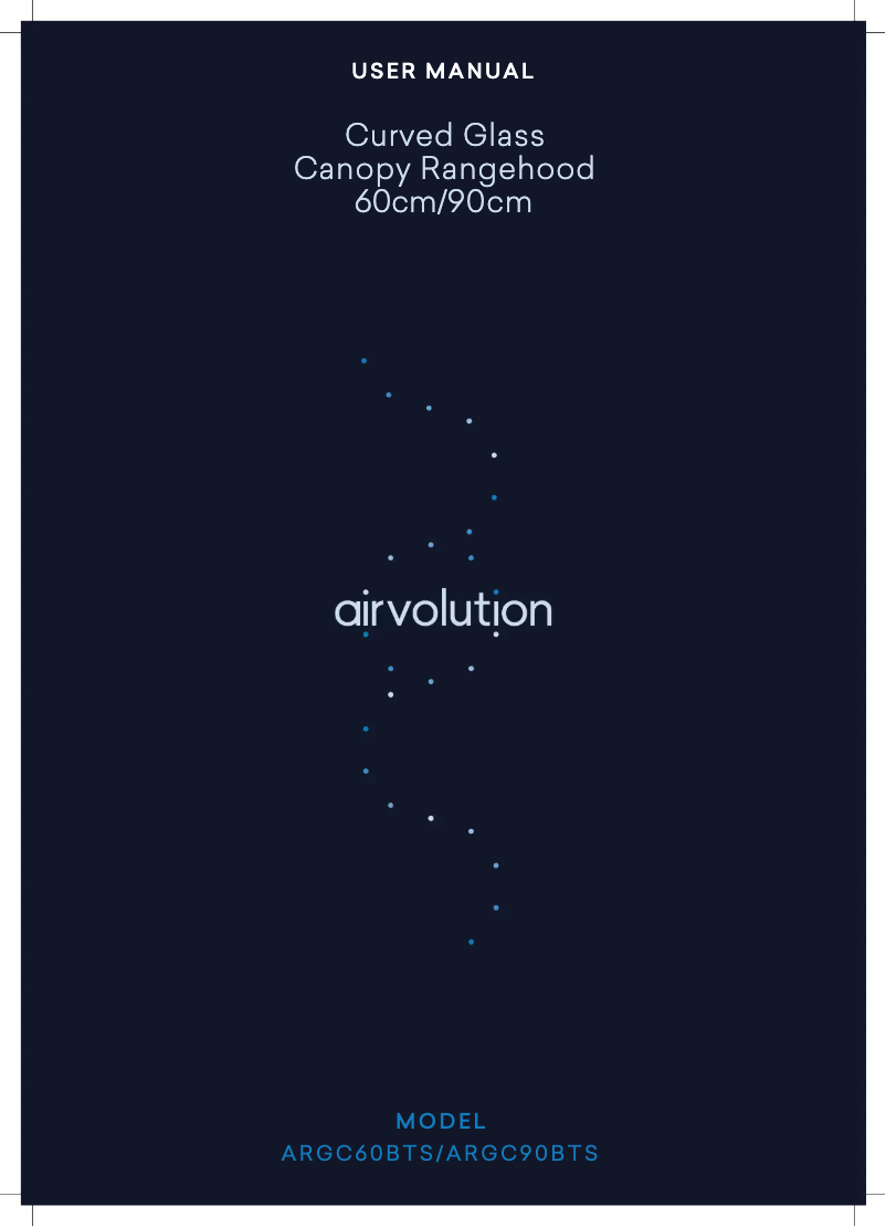 Página 1 del manual Manual de usuario Airvolution ARGC90BTS
