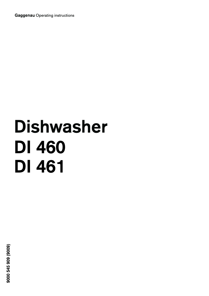 Imagen de la primera página del manual del dispositivo DI 460-131