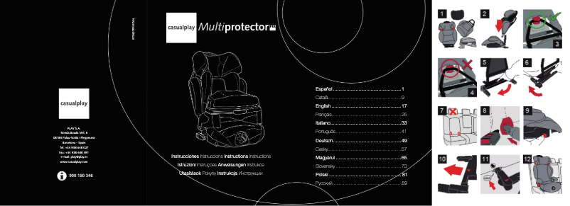 Página nº 1 - Manual de usuario Casualplay Multiprotextor Fix