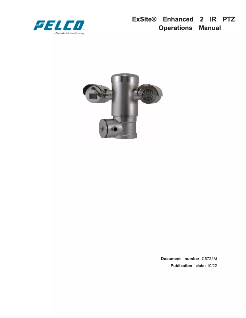 Imagen de la primera página del manual del dispositivo ExSite Enhanced 2