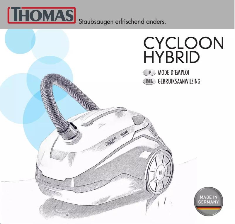 Página 1 del manual Manual de usuario Thomas Cycloon Hybrid Pet & Friends