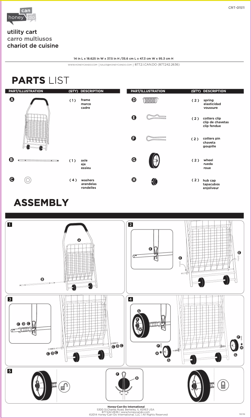 Imagen de la primera página del manual del dispositivo CRT-01511