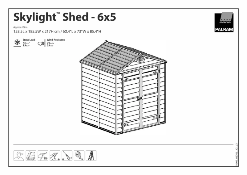 Imagen de la primera página del manual del dispositivo Skylight 6x5