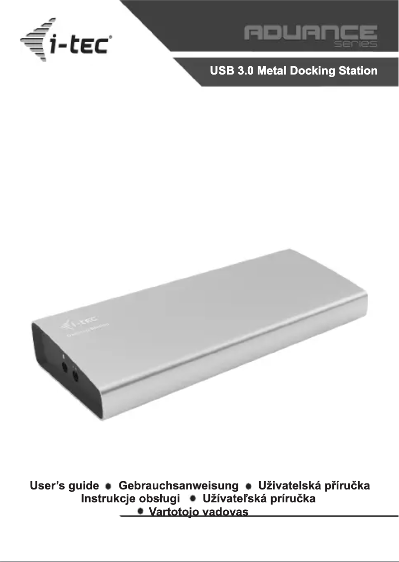 Página nº 1 - Manual de usuario i-TEC U3METALDOCK