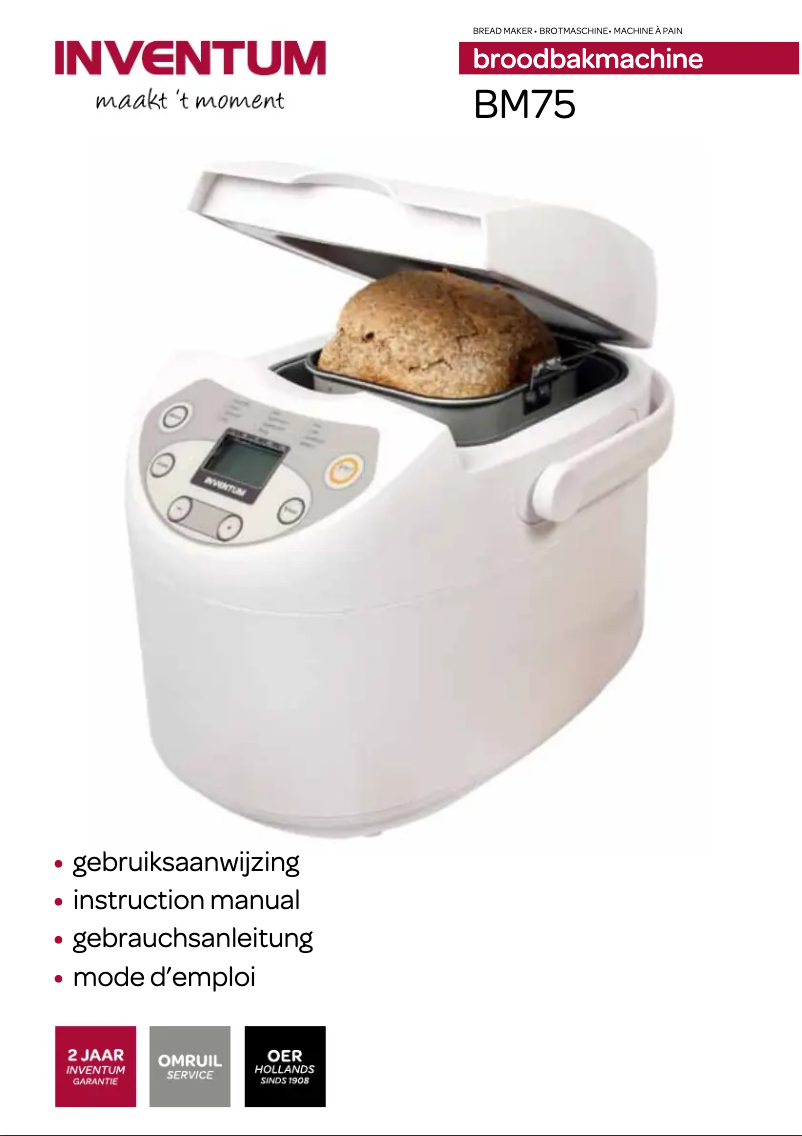 Página nº 1 - Manual de usuario Inventum BM75