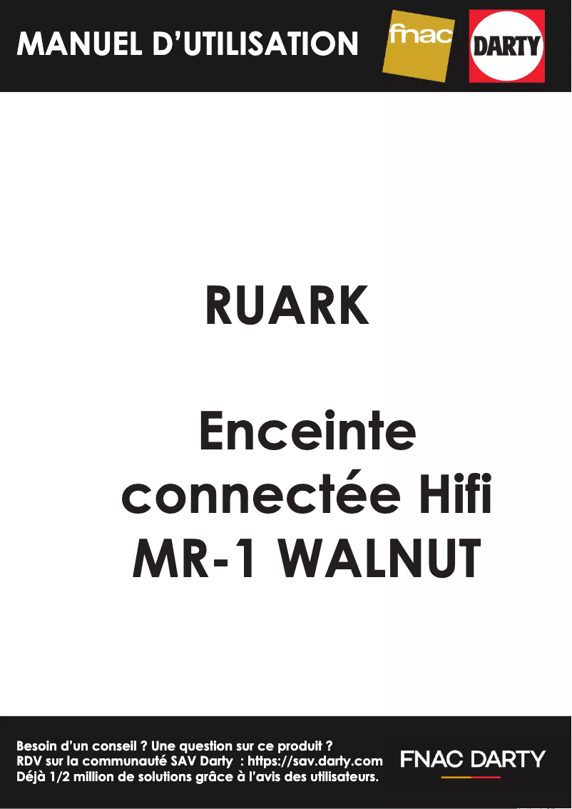 Imagen de la primera página del manual del dispositivo MR1