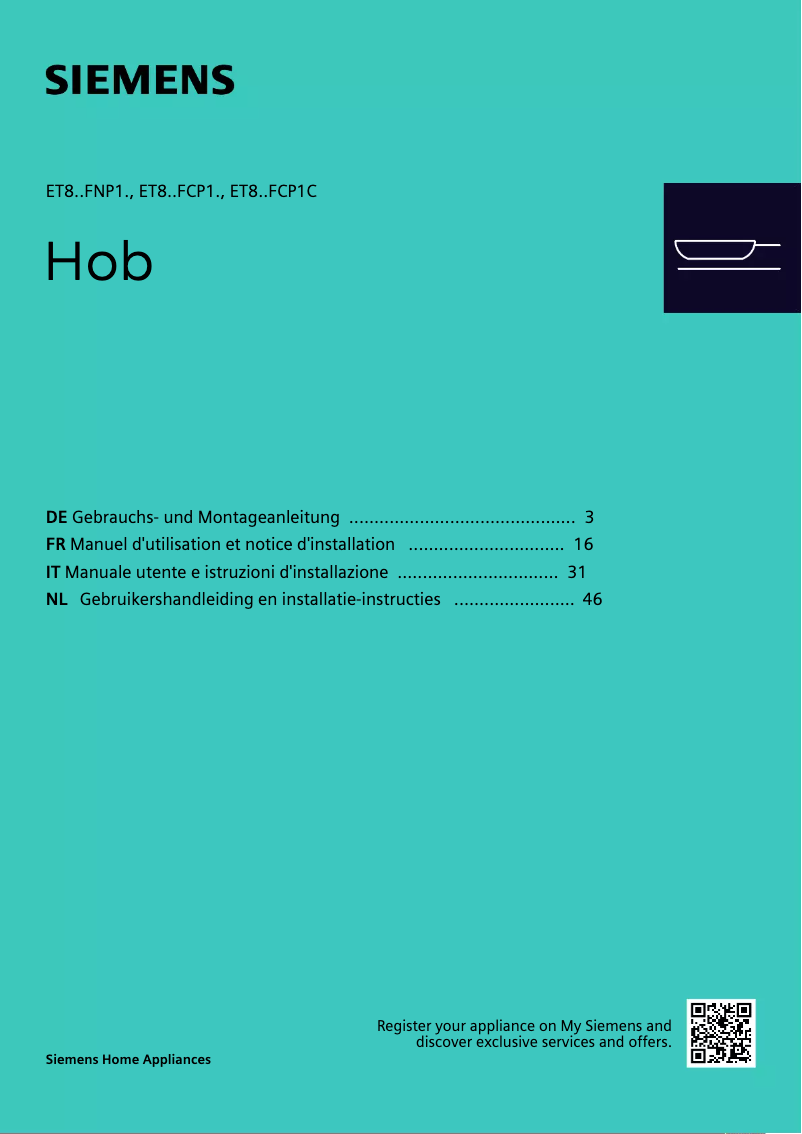 Imagen de la primera página del manual del dispositivo ET801FCP1D