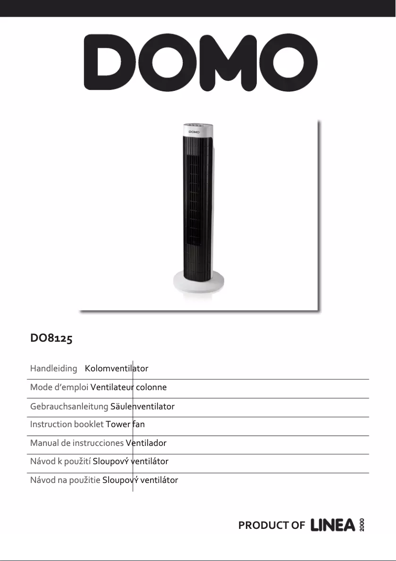 Imagen de la primera página del manual del dispositivo DO8125