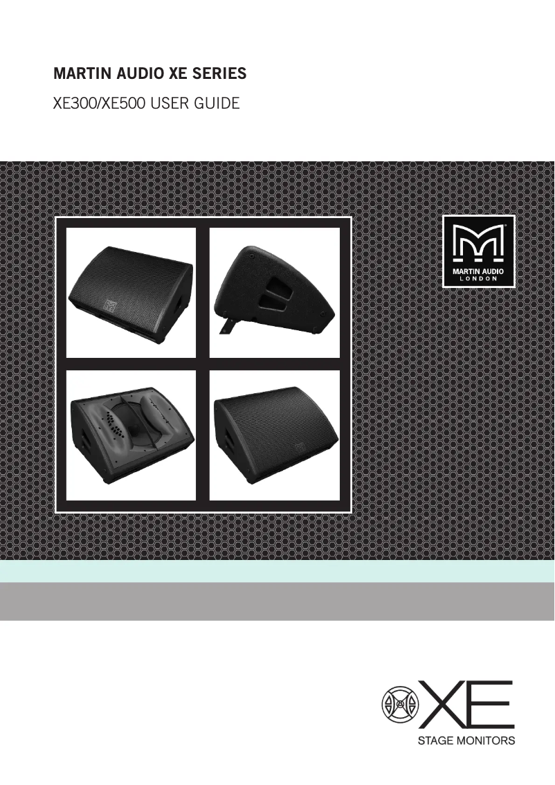 Imagen de la primera página del manual del dispositivo XE500