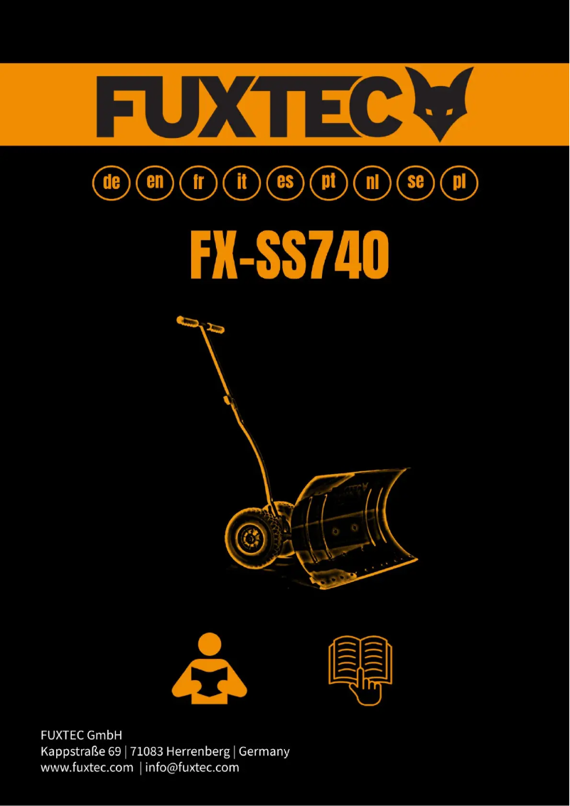Página 1 del manual Manual de usuario Fuxtec FX-SS740