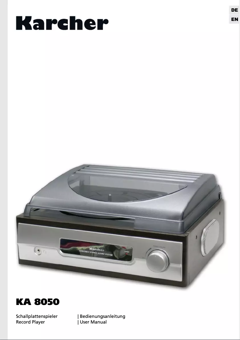 Imagen de la primera página del manual del dispositivo KA 8050