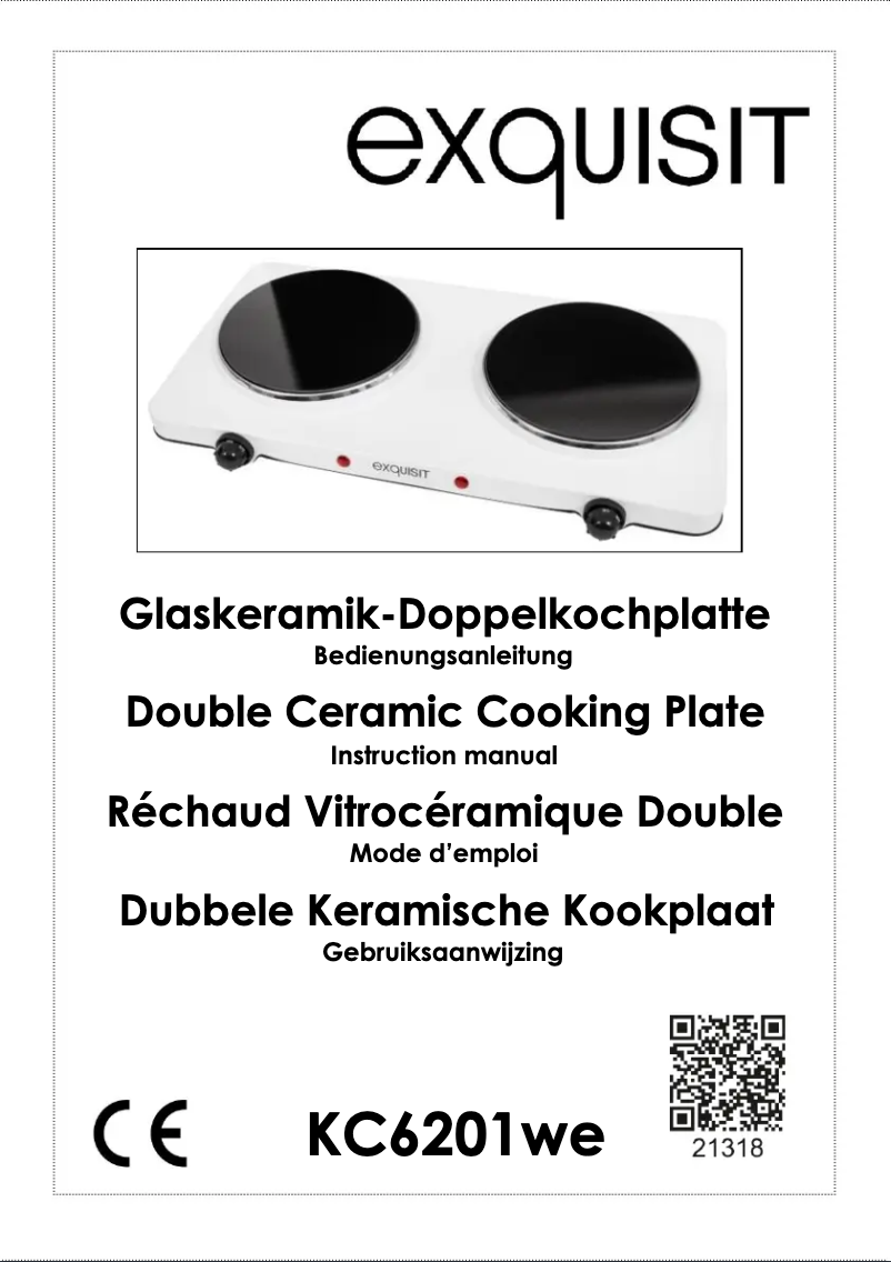 Página 1 del manual Manual de usuario Exquisit KC 6201 we