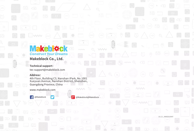 Página 1 del manual Manual de usuario Makeblock Neuron Inventor Kit