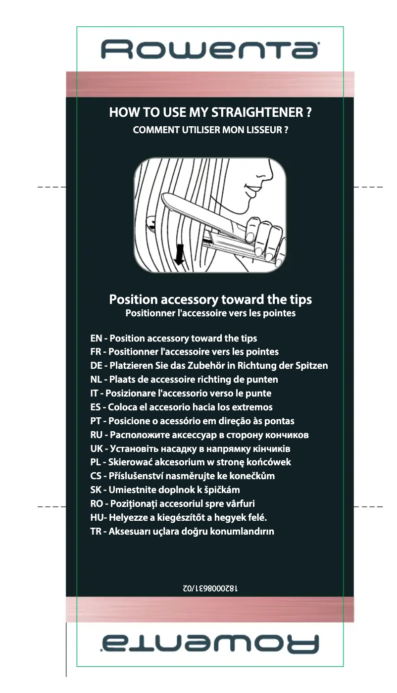 Imagen de la primera página del manual del dispositivo Express Shine SF4630